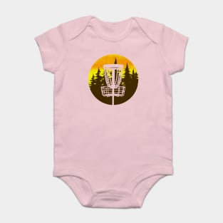 Retro Disc Golf Baby Bodysuit